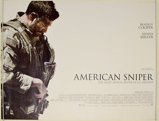 American Sniper Original Quad Poster - Film Poster - Movie Poster  