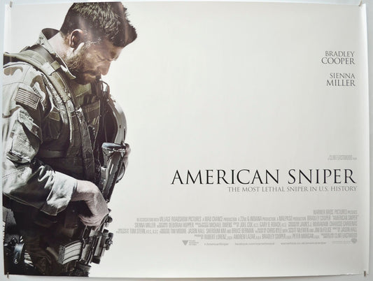 American Sniper  Original Quad Poster - Film Poster - Movie Poster