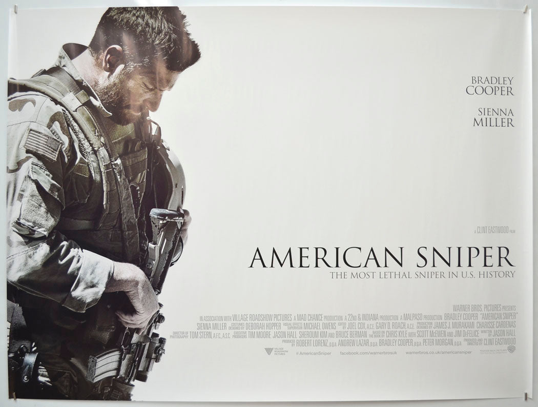 American Sniper  Original Quad Poster - Film Poster - Movie Poster