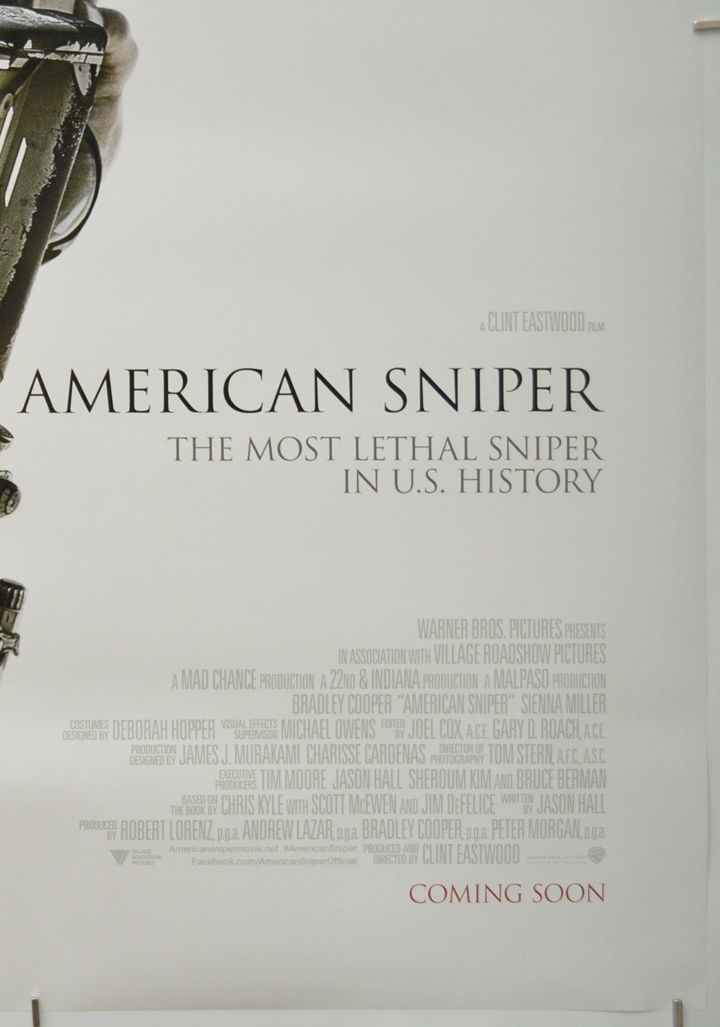 American Sniper (Bottom Right) Cinema One Sheet Movie Poster 