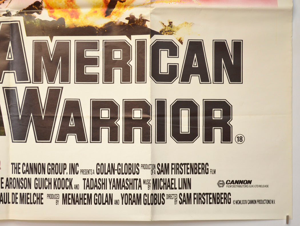 AMERICAN WARRIOR (Bottom Right) Cinema Quad Movie Poster 