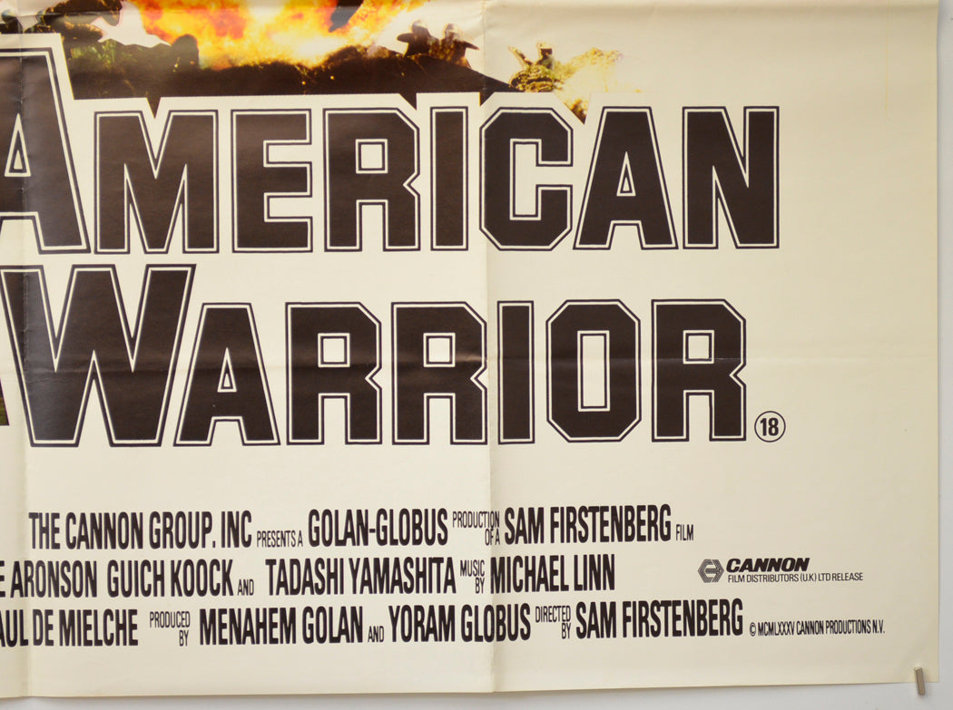 AMERICAN WARRIOR (Bottom Right) Cinema Quad Movie Poster 