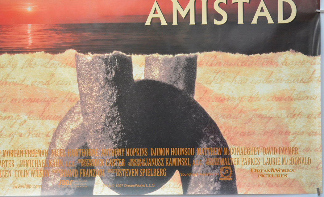 AMISTAD (Bottom Right) Cinema Quad Movie Poster 