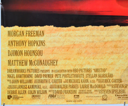 Amistad (Bottom Left) Cinema Quad Movie Poster 