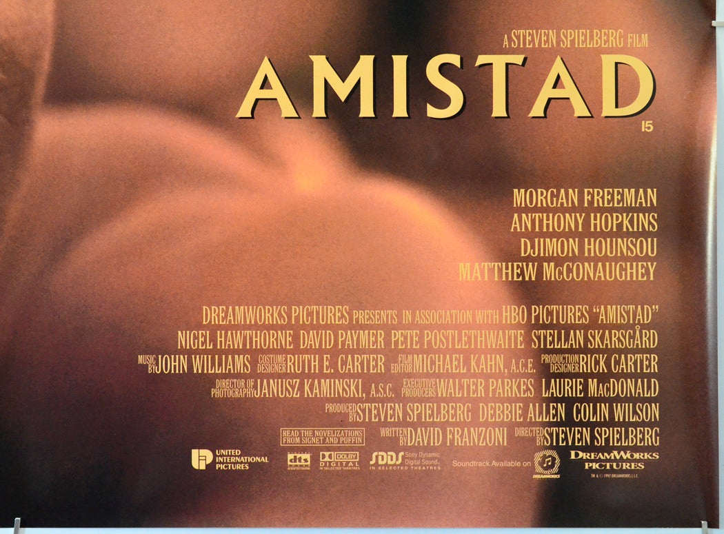 Amistad (Bottom Right) Cinema Quad Movie Poster 