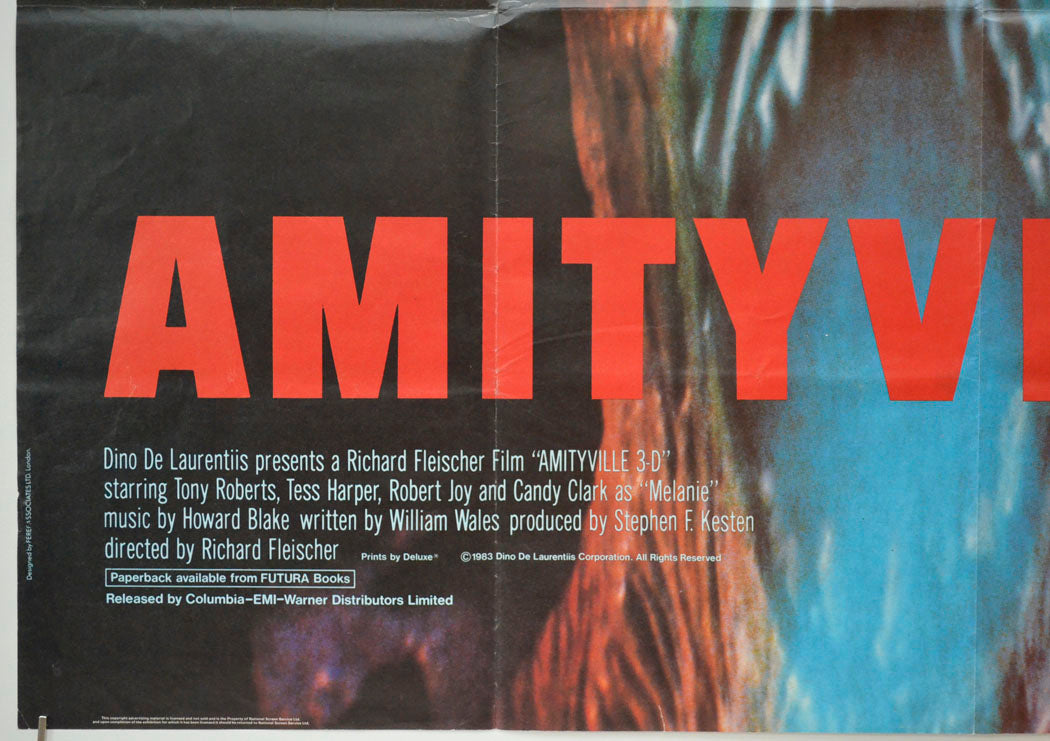 AMITYVILLE 3-D (Bottom Left) Cinema Quad Movie Poster 