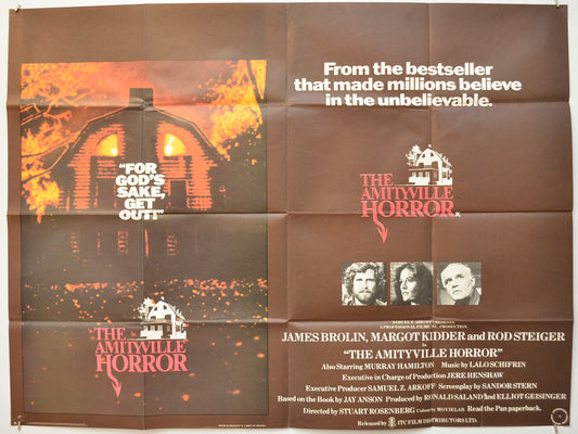 The Amityville Horror Original Quad Poster - Film Poster - Movie Poster  