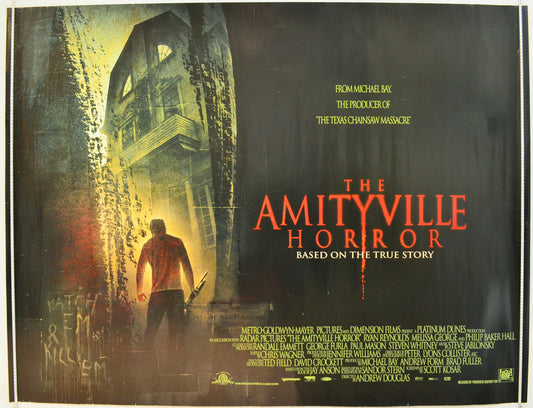 The Amityville Horror Original Quad Poster - Film Poster - Movie Poster  