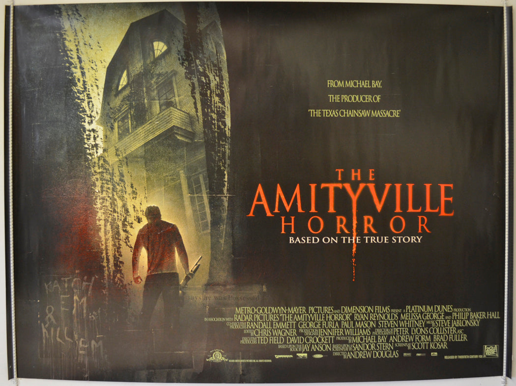 The Amityville Horror  Original Quad Poster - Film Poster - Movie Poster