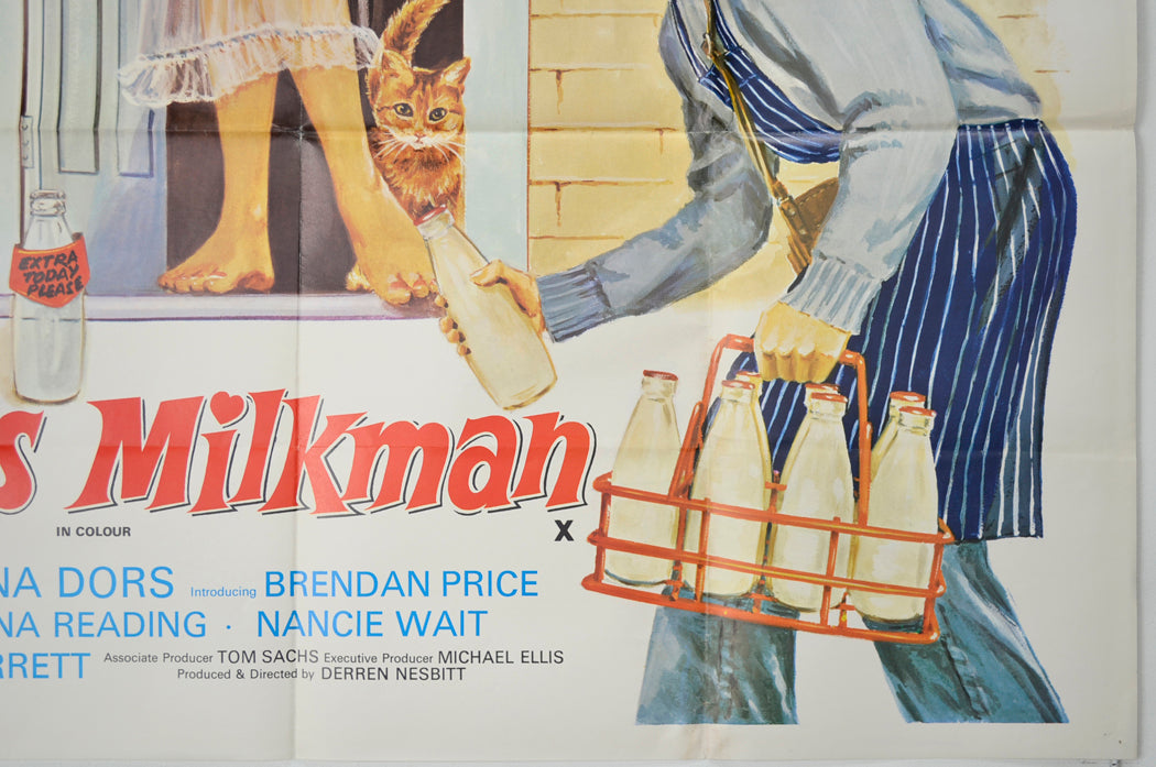 THE AMOROUS MILKMAN (Bottom Right) Cinema Quad Movie Poster 