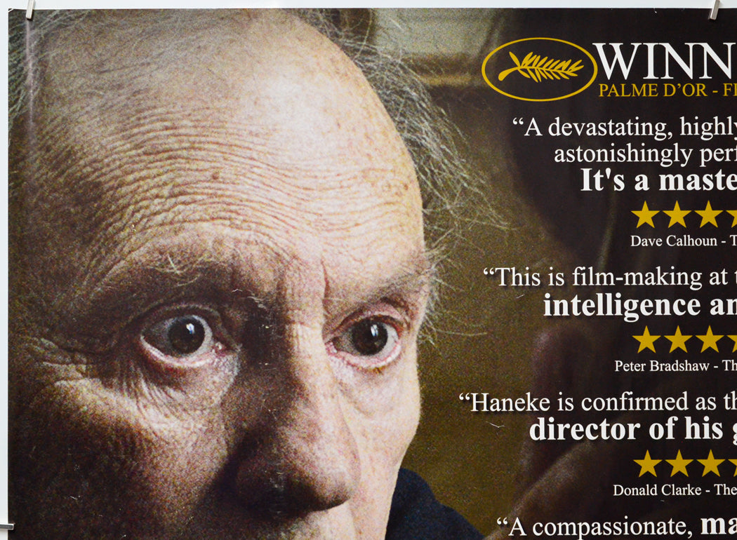 Amour (Top Left) Cinema Quad Movie Poster 