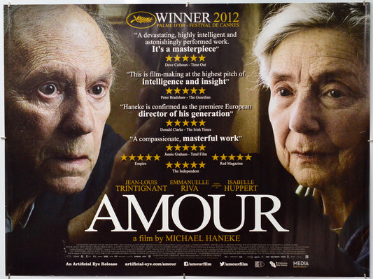Amour - Original Quad Poster - Film Poster - Movie Poster