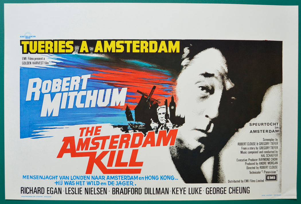 The Amsterdam Kill  Original Belgian Poster - Film Poster - Movie Poster