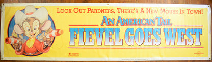 An American Tail : Fievel Goes West Original Cinema Banner - Film Banner - Movie Banner - Vinyl Banner 