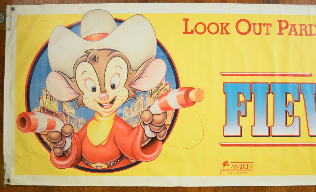 AN AMERICAN TAIL : FIEVEL GOES WEST Cinema BANNER Left  