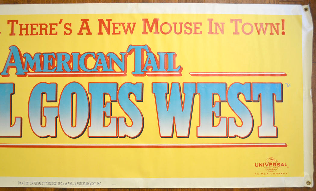 AN AMERICAN TAIL : FIEVEL GOES WEST Cinema BANNER Right  