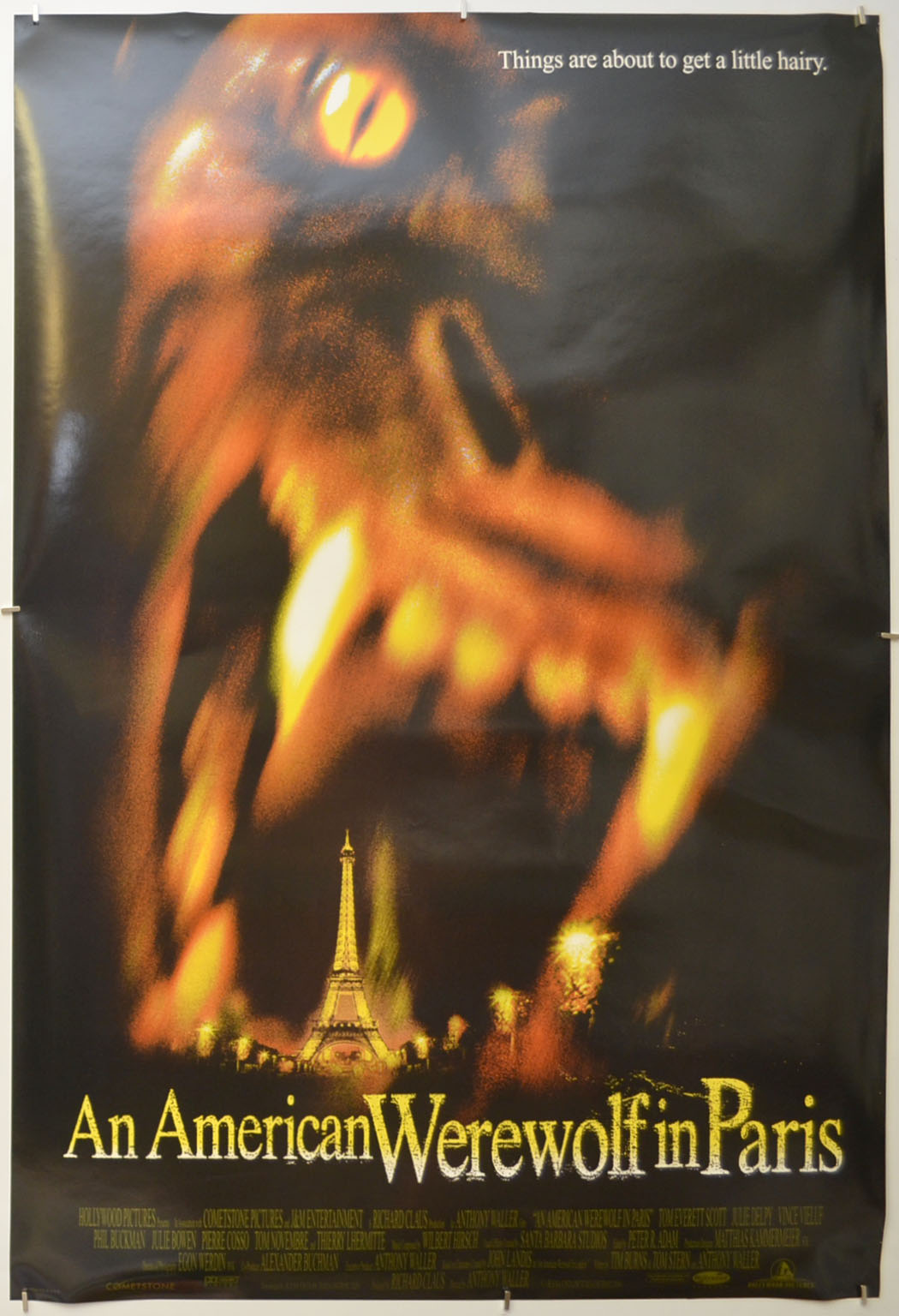 An American Werewolf In Paris Original One Sheet Poster - Film Poster - Movie Poster