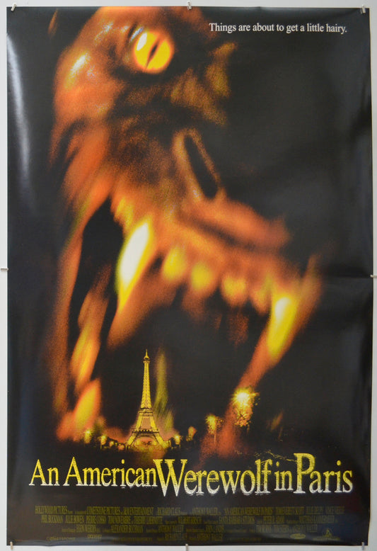 An American Werewolf In Paris Original One Sheet Poster - Film Poster - Movie Poster