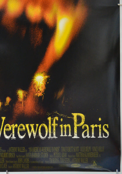 AN AMERICAN WEREWOLF IN PARIS (Bottom Right) Cinema One Sheet Movie Poster 