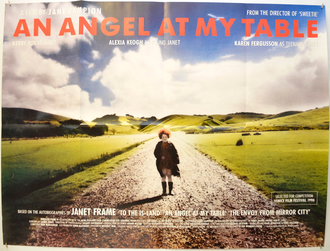 An Angel At My Table Original Quad Poster - Film Poster - Movie Poster