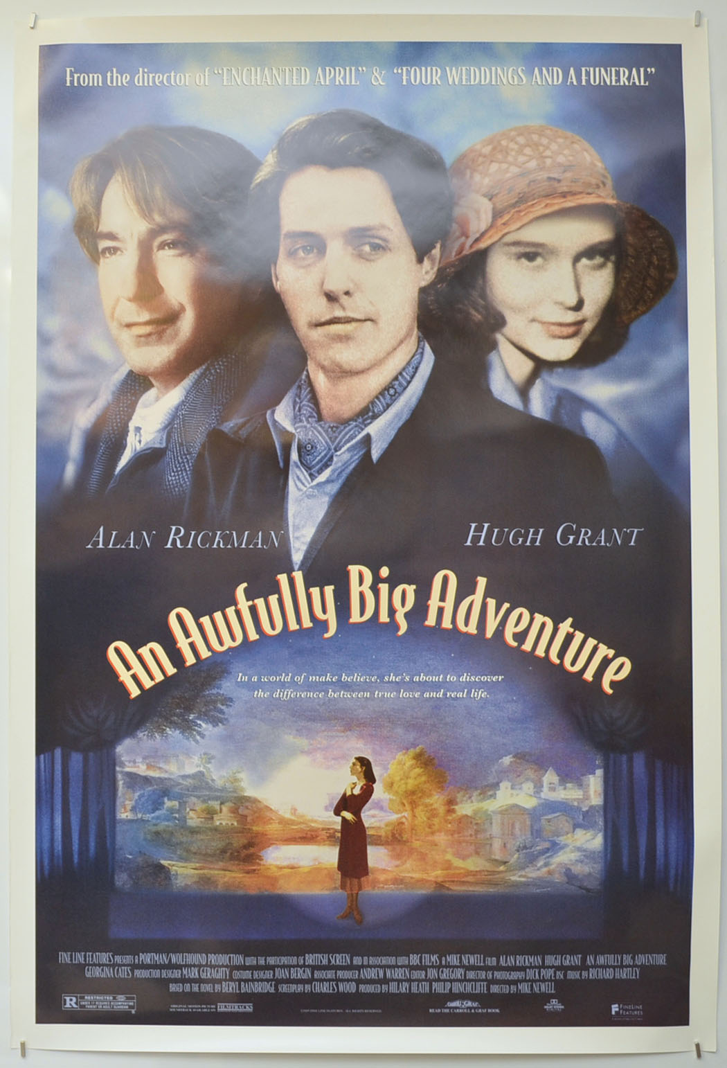 An Awfully Big Adventure Original One Sheet Poster - Film Poster - Movie Poster