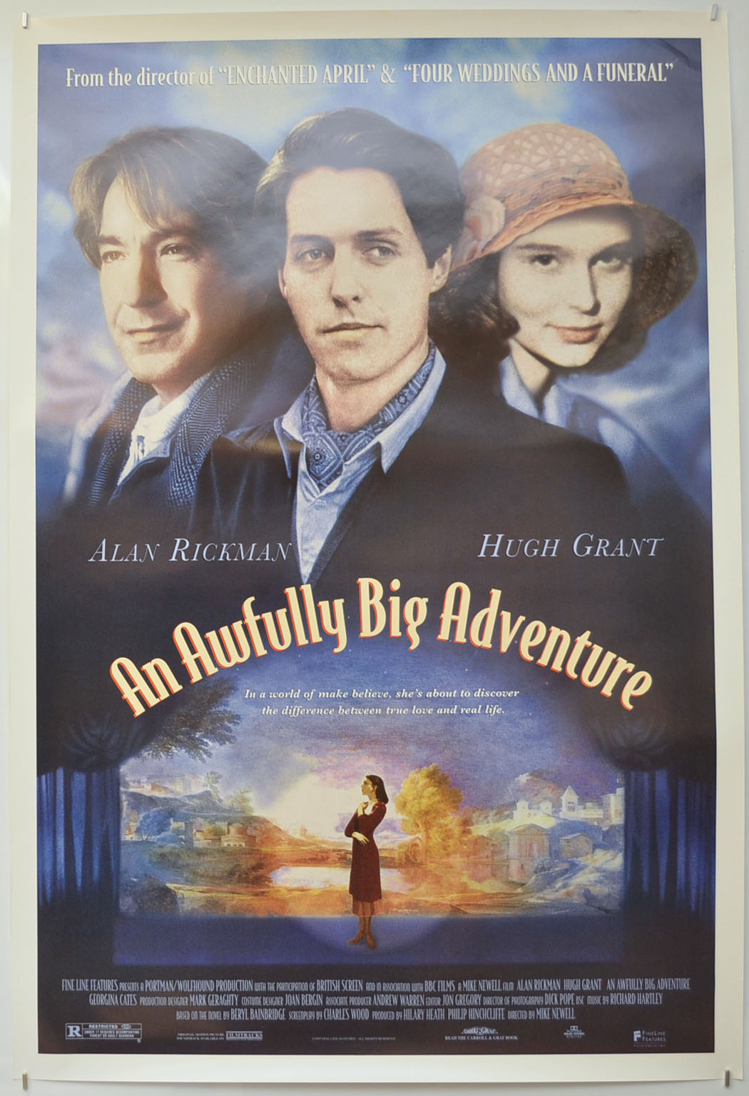 An Awfully Big Adventure Original One Sheet Poster - Film Poster - Movie Poster