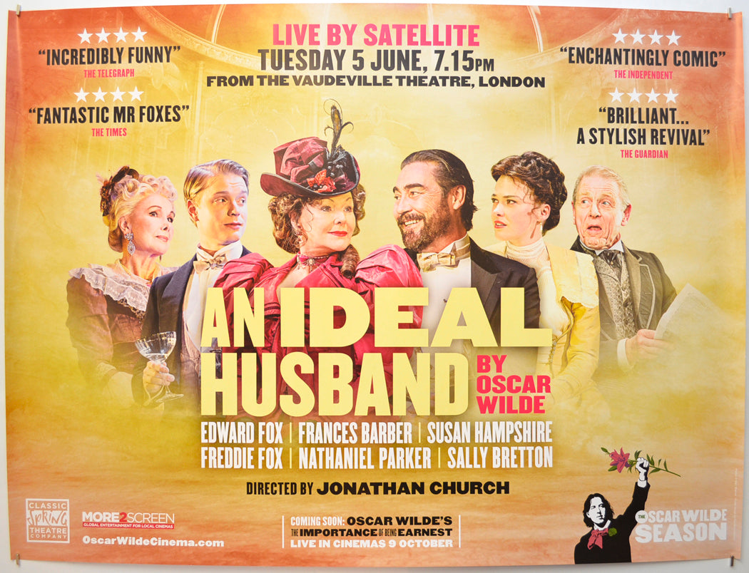 An Ideal Husband Original Quad Poster - Film Poster - Movie Poster