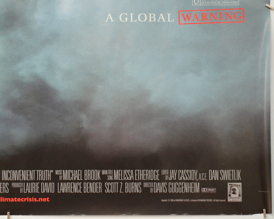 AN INCONVENIENT TRUTH (Bottom Right) Cinema Quad Movie Poster 