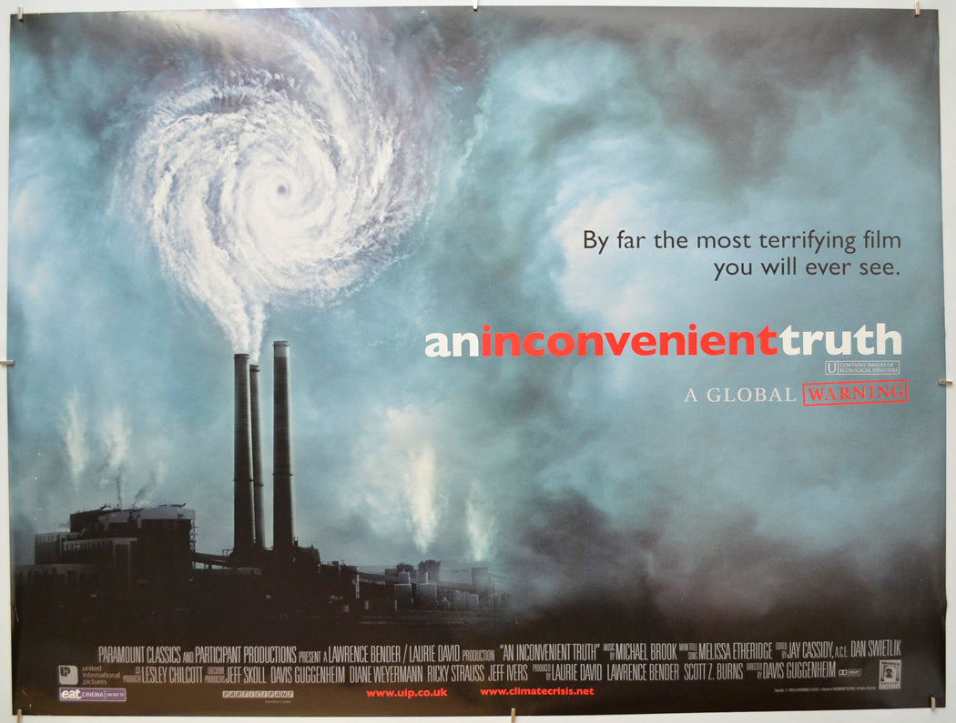 An Inconvenient Truth - Original Quad Poster - Film Poster - Movie Poster