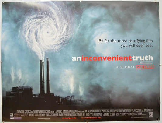 An Inconvenient Truth - Original Quad Poster - Film Poster - Movie Poster