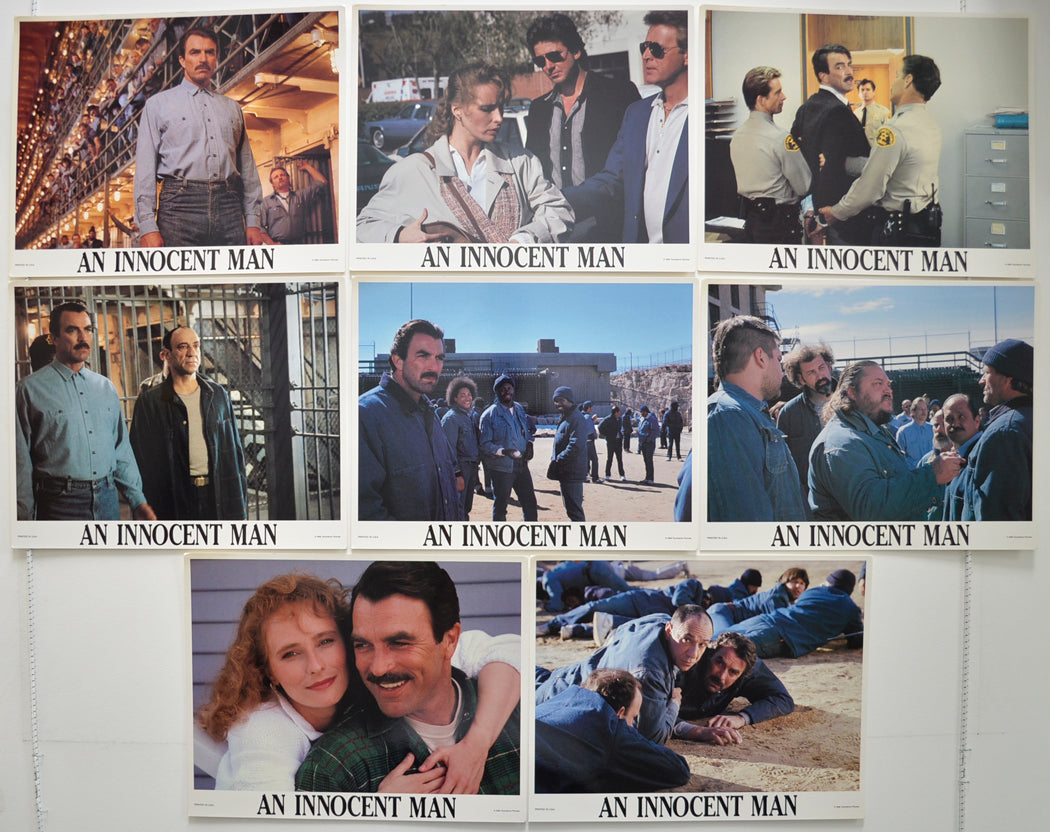 An Innocent Man  Set of 8 Original Cinema Lobby Cards 