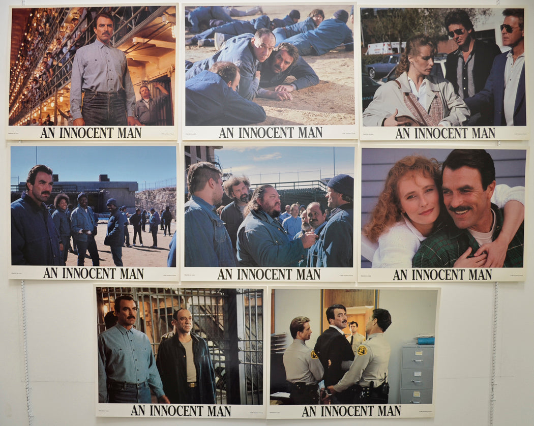 An Innocent Man  Set of 8 Original Cinema Lobby Cards 