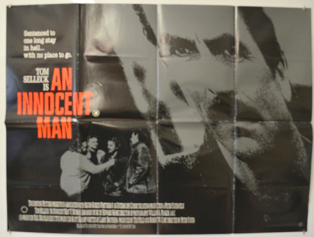 An Innocent Man  Original Quad Poster - Film Poster - Movie Poster