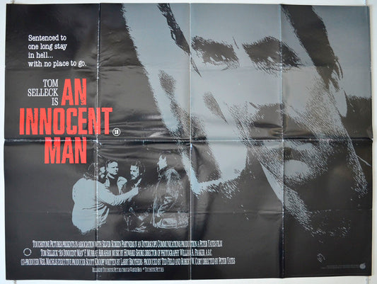 An Innocent Man Original British Quad Poster - Movie Poster