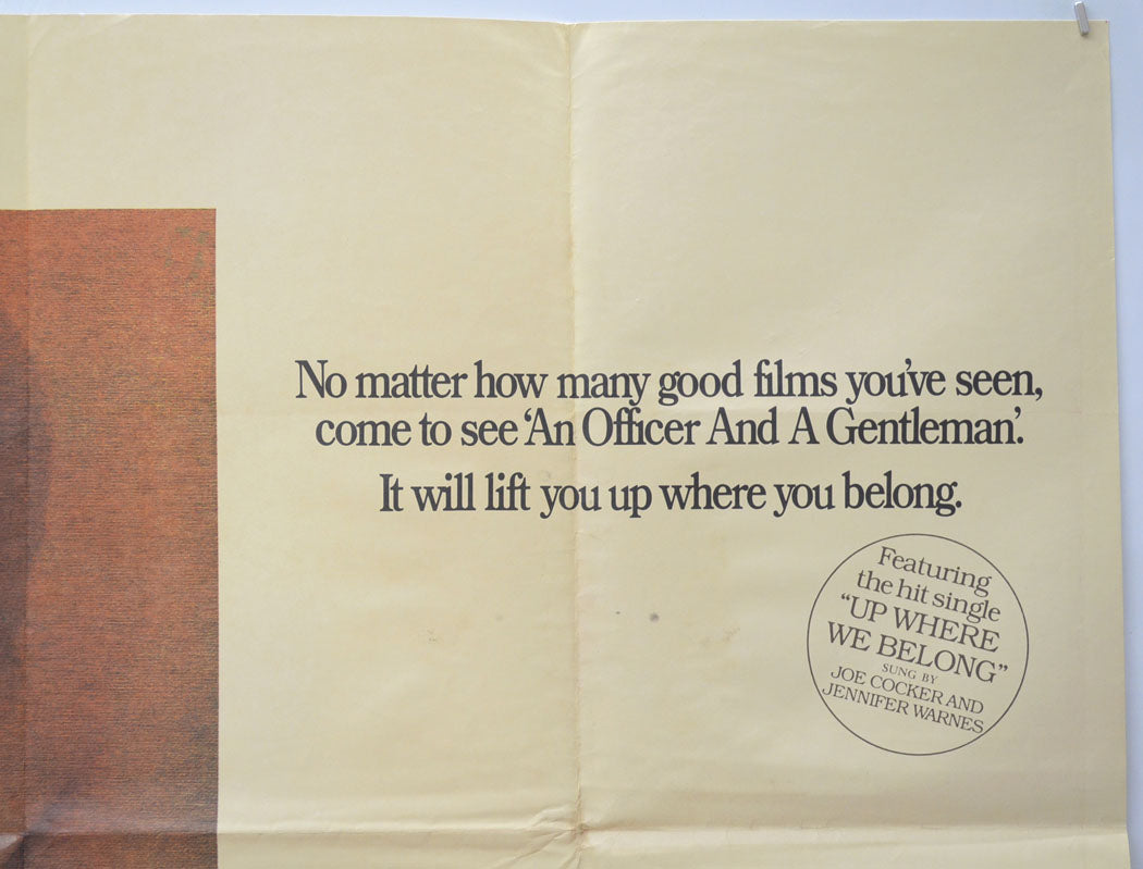 AN OFFICER AND A GENTLEMAN (Top Right) Cinema Quad Movie Poster 