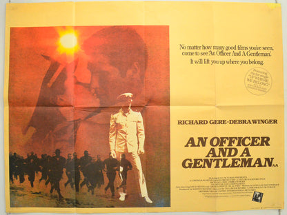 An Officer And A Gentleman Original British Quad Poster - Film Poster - Movie Poster 