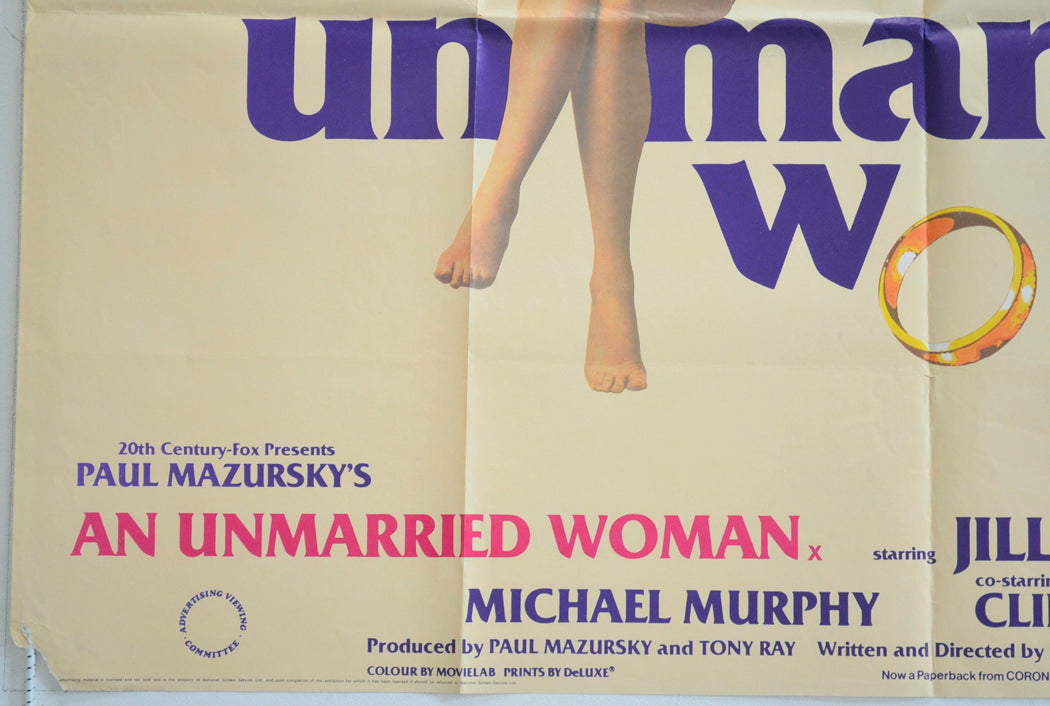 AN UNMARRIED WOMAN (Bottom Left) Cinema Quad Movie Poster 