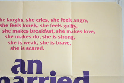 AN UNMARRIED WOMAN (Top Right) Cinema Quad Movie Poster 