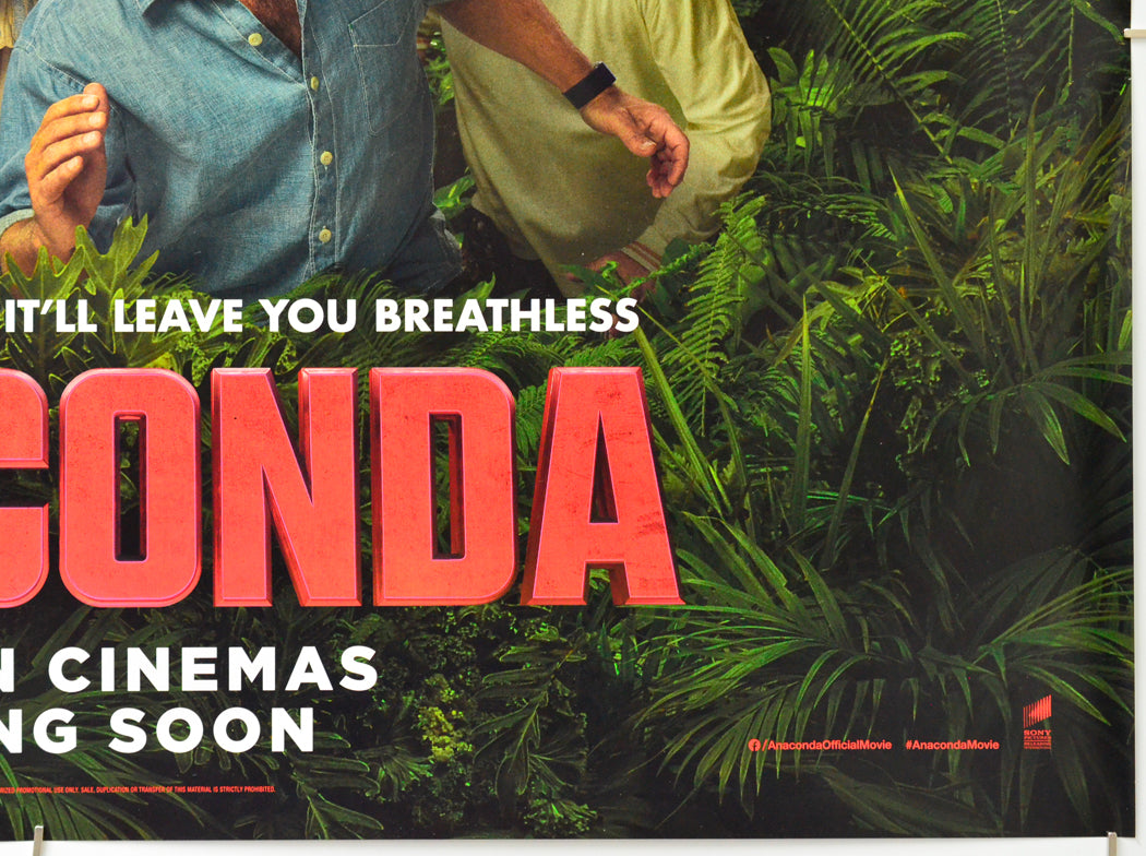 Anaconda (Bottom Right) Cinema Quad Movie Poster 