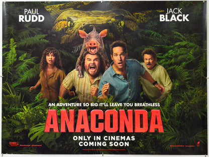 Anaconda - Original Quad Poster - Film Poster - Movie Poster