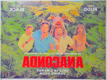 Anaconda (Back) Cinema Quad Movie Poster 