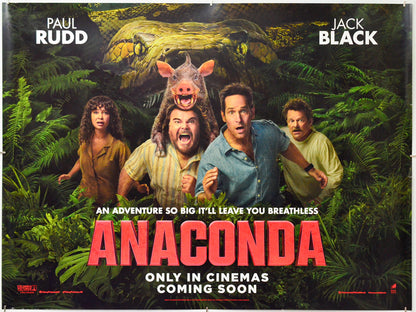 Anaconda - Original Quad Poster - Film Poster - Movie Poster