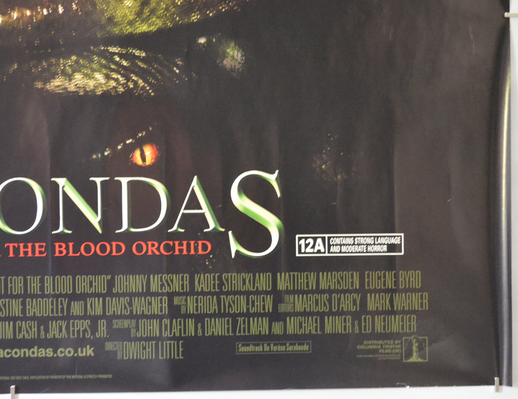 ANACONDAS (Bottom Right) Cinema Quad Movie Poster 