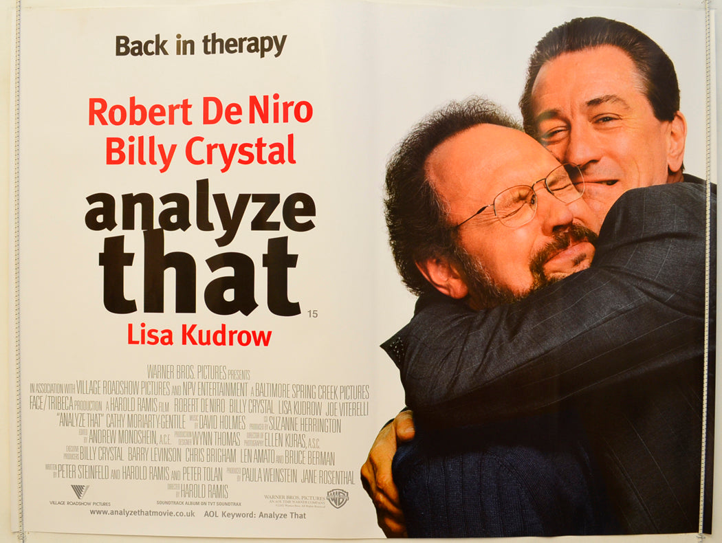 Analyze That Original Quad Poster - Film Poster - Movie Poster  