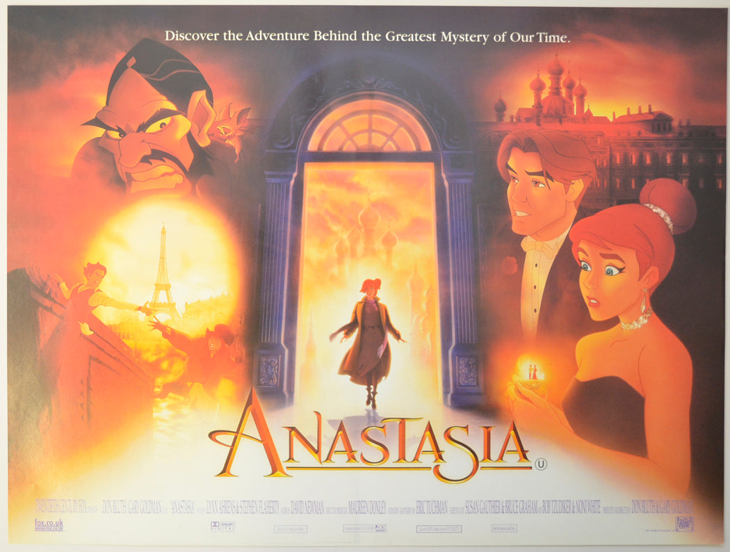 Anastasia Original Mini Quad Poster - Film Poster - Movie Poster