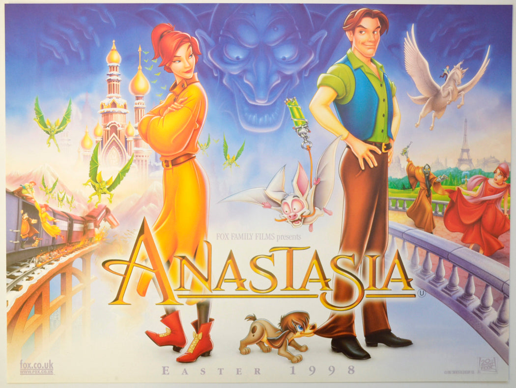 Anastasia (Teaser / Advance Version)  Original Mini Quad Poster - Film Poster - Movie Poster