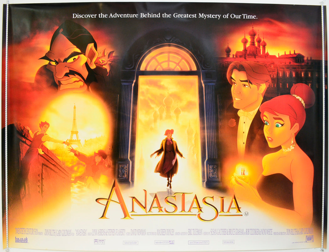 Anastasia  Original British Quad Poster - Film Poster - Movie Poster 