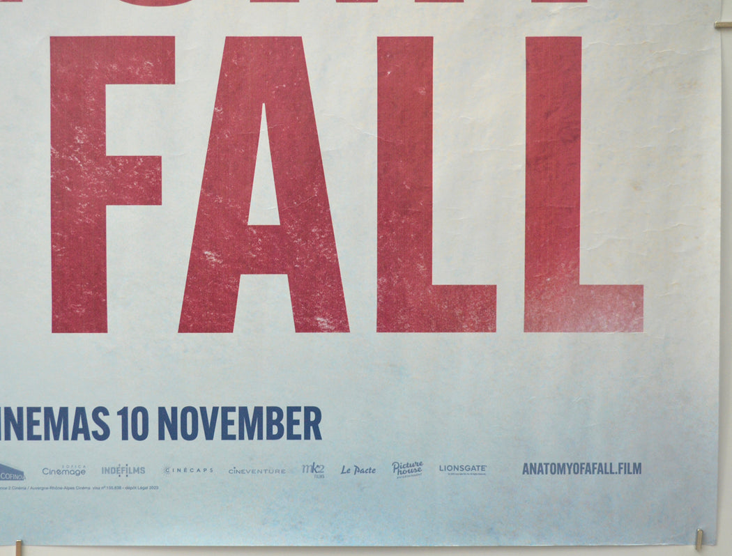 ANATOMY OF A FALL (Bottom Right) Cinema Quad Movie Poster 