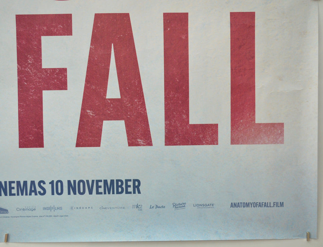 ANATOMY OF A FALL (Bottom Right) Cinema Quad Movie Poster 