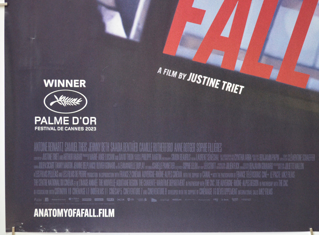 ANATOMY OF A FALL (Bottom Left) Cinema Quad Movie Poster 